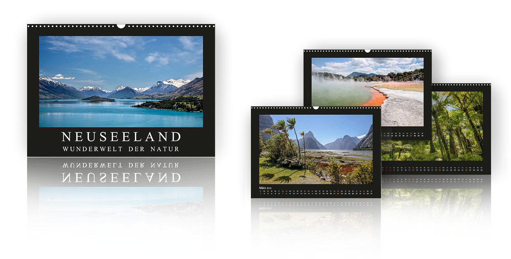 Kalender Neuseeland - Wunderwelt der Natur
