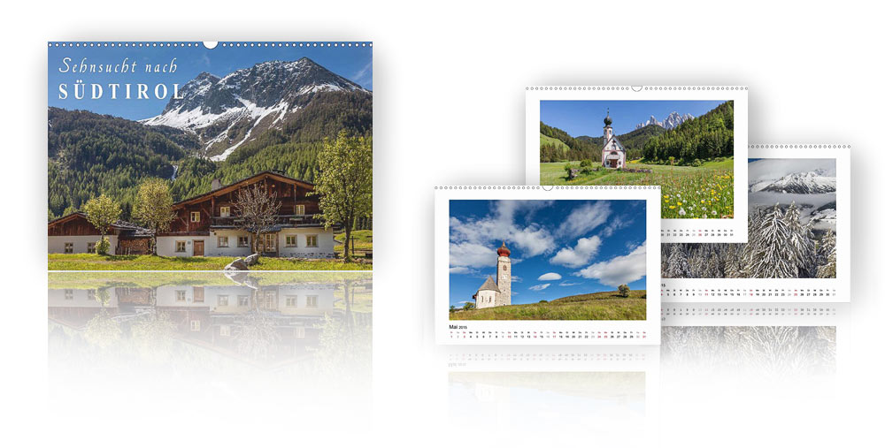 Kalender Sehnsucht nach Südtirol