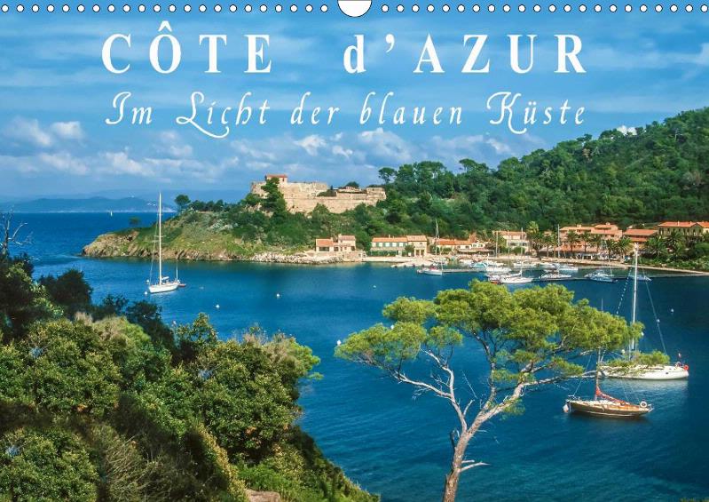 Cote d'Azur - Im Licht der blauen Küste Monatskalender