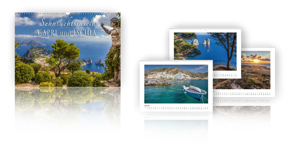 Kalender - Sehnsuchtsinseln Capri und Ischia