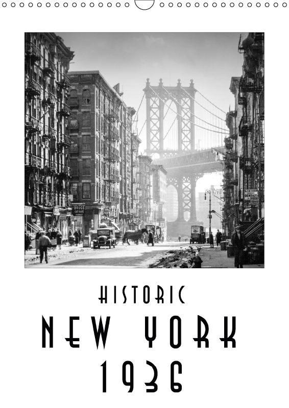 Calendar Historic New York 1936