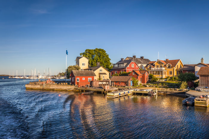 Hafen der Insel Sandhamn