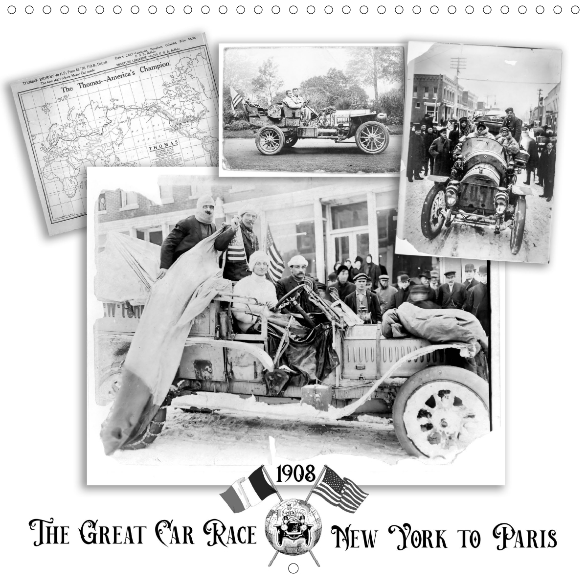 Calendar - The Great Car Race New York to Paris 1908