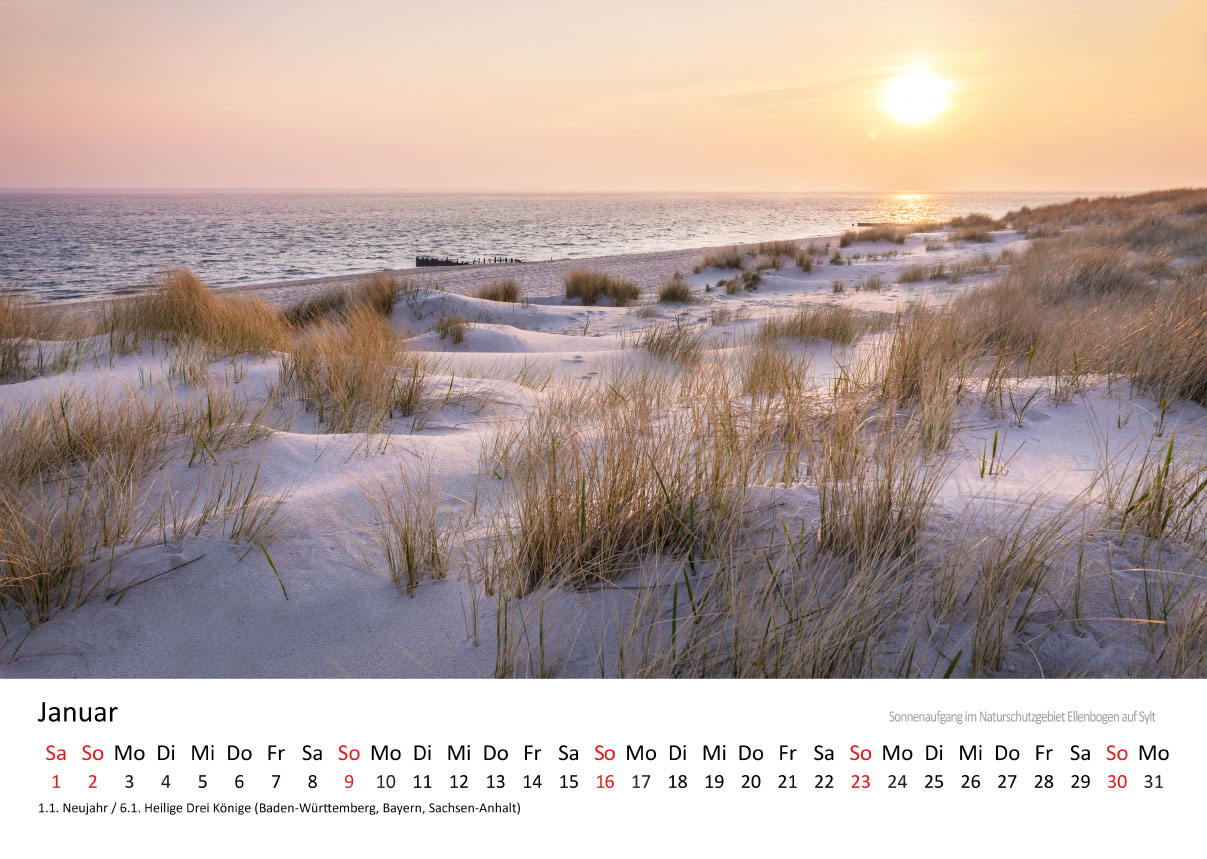 Kalender - Deutsche Küsten 2025 | Christian Müringer - Reise- und ...